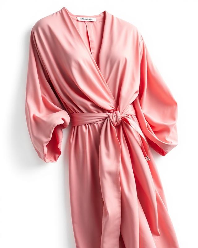 The Ella Wrap Dress in Blush