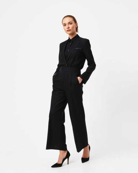 The Ella Tailored Trousers in Black