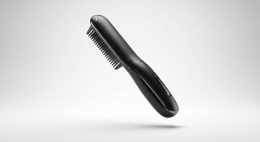 Wireless Straight Hair Comb - Black