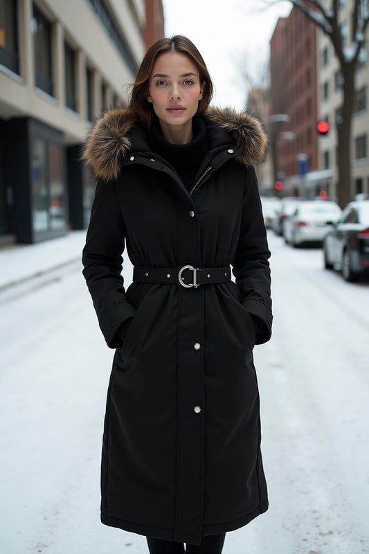 Women's Premium Winter Parka Black